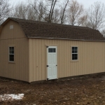 Mount Pleasant Barn with service door and windows